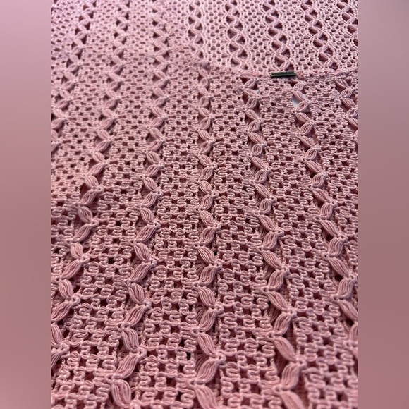 O’NEILL  Womens Pink Dress Nina Midi Crochet Lace Cover Up Beach - Picture 9 of 14